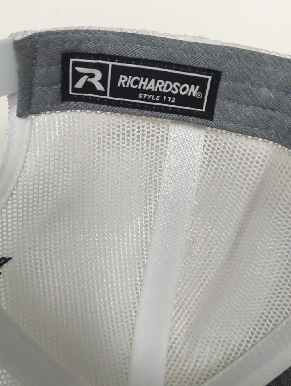 Straight Down Landscape 2 Golf Cap Adjustable Snap Back Mesh Gray White One Sz